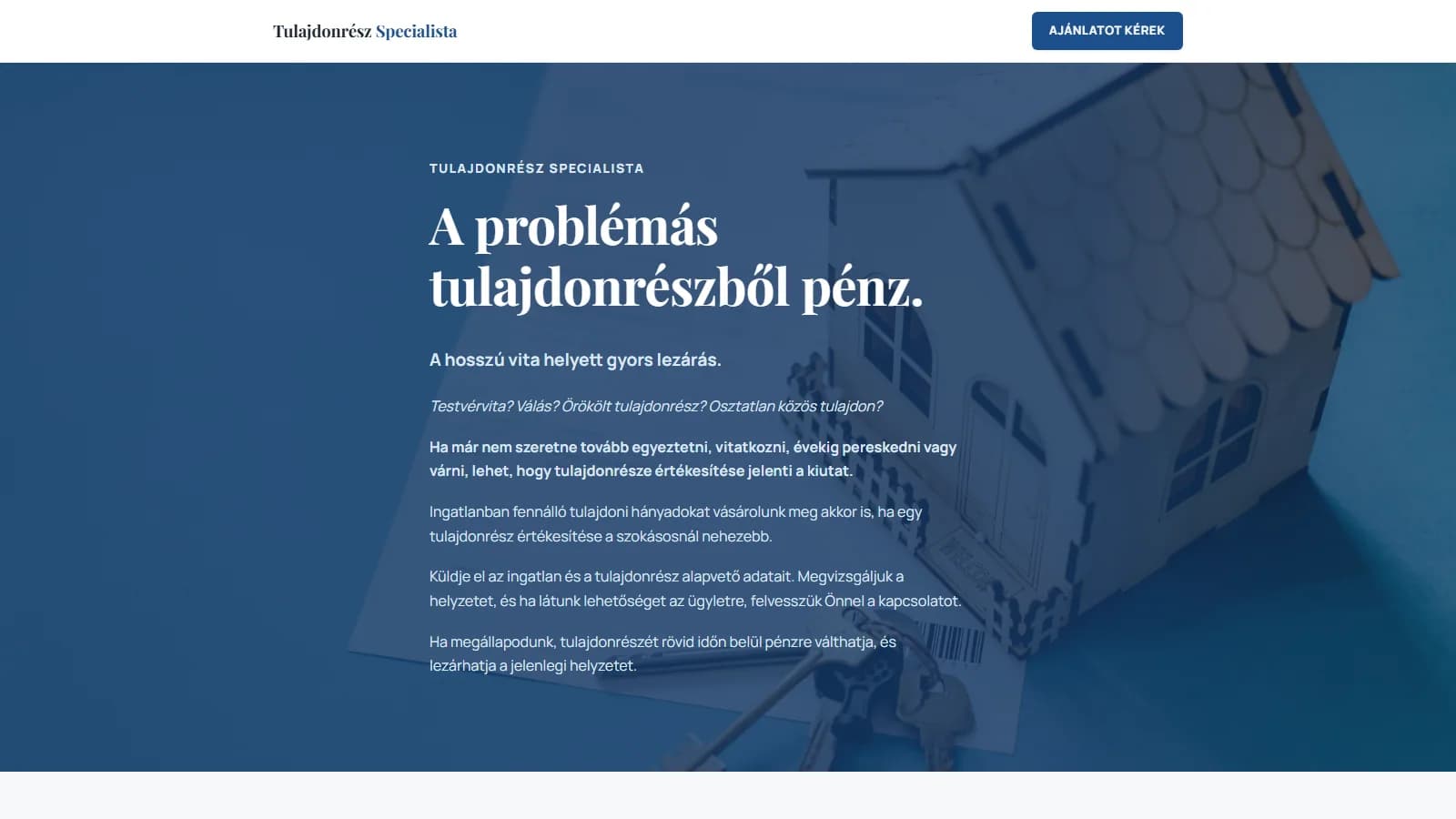Tulajdonrész Specialista screenshot